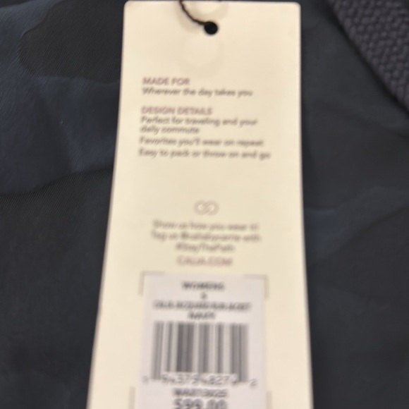 Calia jacquard run jacket - Picture 2 of 3